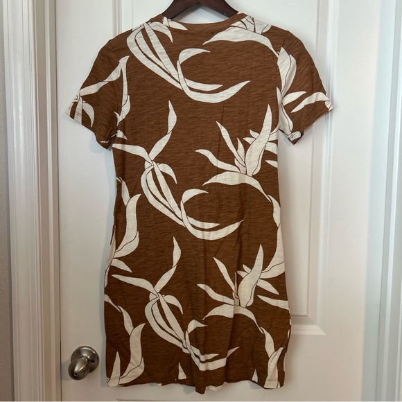 Sanctuary Dress NWT Size XXS Brown Floral Print Short Sleeve - Picture 5 of 8